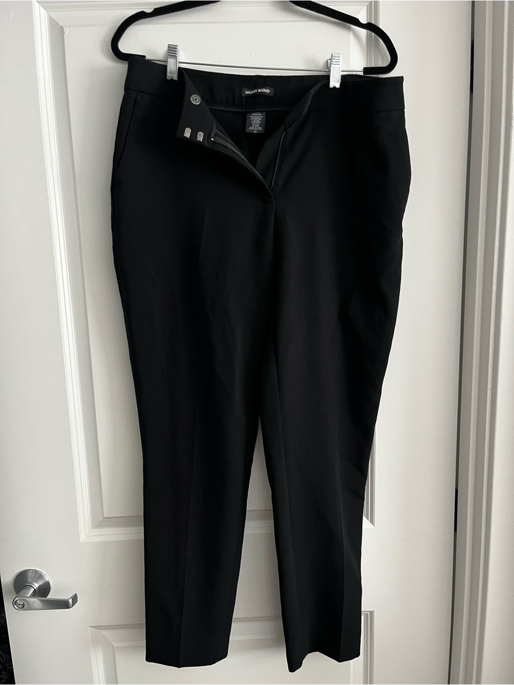 Black Straight Leg Dress Pants